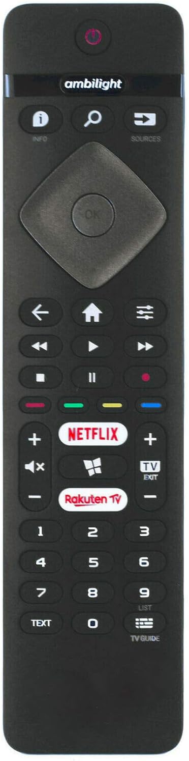 Télécommande Smart Tech Ne Fonctionne Plus 121AV - Télécommande de Remplacement pour téléviseurs Philips 50PUS6754