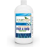 GS Plant Foods Liquid Fish &amp; Kelp Fertilizer (1 Quart) &ndash; Organic Material Review Institute Listed Natural Plant Food for Home Gardens, and Vegetables
