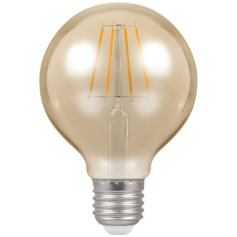 Crompton Lamps LED Light Bulb Antique-Bronze Filament, E27, 5 Watts