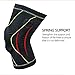 HipStone Knee Brace Support Compression Sleeves, Stabilizers & Patella Gel Pads for Arthritis, ACL, Running, Pain Relief, Injury Recovery, Basketball and More Sports-Single