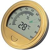 XIFEI new stainless steel cigar case Temperature and humidity meter High accuracy Thermometer