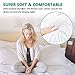 Sunnest 2 Pack Pillow Cases King Size 100% Microfiber Wrinkle Resistant Hypoallergenic Material Envelope Closure End Ultra Soft and Comfortable for Sleep (White)