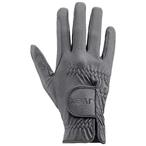 Uvex Sportstyle - dehnbarer Reithandschuh für Damen und Herren - exzellenter Grip & strapazierfähig - touchscreenfähig - Anthracite - 6