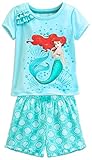 Disney Store Ariel Little Girls' Short Sleep Set