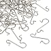 Naler 120PCS Ornament Hooks, Christmas Ornament Hangers Stainless Steel S-Shaped Hangers for Xmas Decoration Christmas Tree Decoration New Year Party