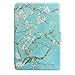 Walnew Protective case for Amazon Kindle Voyage(2014) The Thinnest and Lightest Colorful Painting PU Leather Cover with Auto Sleep/Wake Function,Tree and Flower