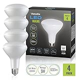 LED Light Bulb BR30 - Soft White 3000K - 9W Bulbs - 75 Watt Equivalent (Pack of 4)