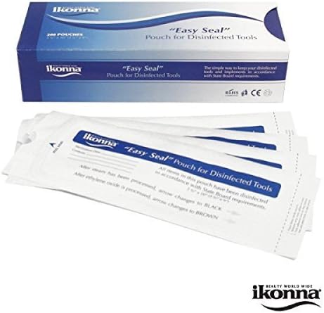 Ikonna Sterilization Pouch for Autoclave Sterlizers 200 Pouches by Ikonna
