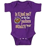 Minnesota Football Fans. Is It Just Me? Purple Onesie (NB-18M) (6M)