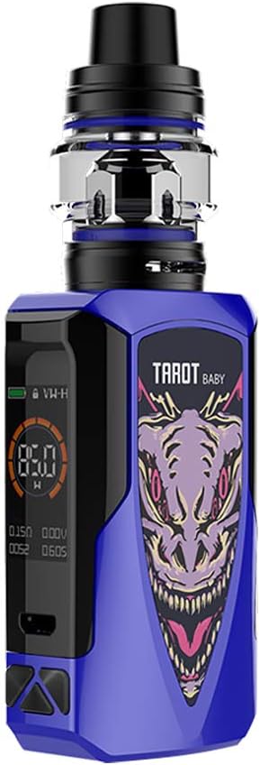 Vaporesso Tarot Baby Kit 2500mAh TFT Box Mod with NRG SE Tank Vape Pen TPD Compliant No Nicotine E Cig No Vape Liquid (Blue)