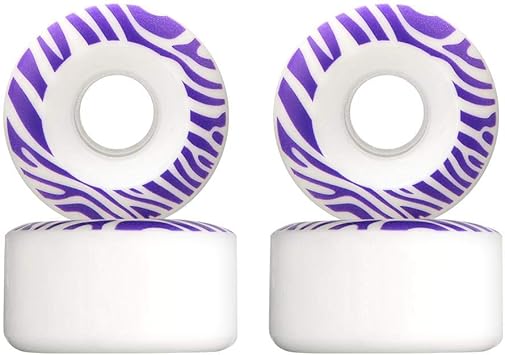 Amazon 4個セット スケートボードホイール スケボーウィール高強度 堅牢 高速回転 高弾性 Puスケートボードホイール 58x32mm スケボーウィール Alomejor ウィール