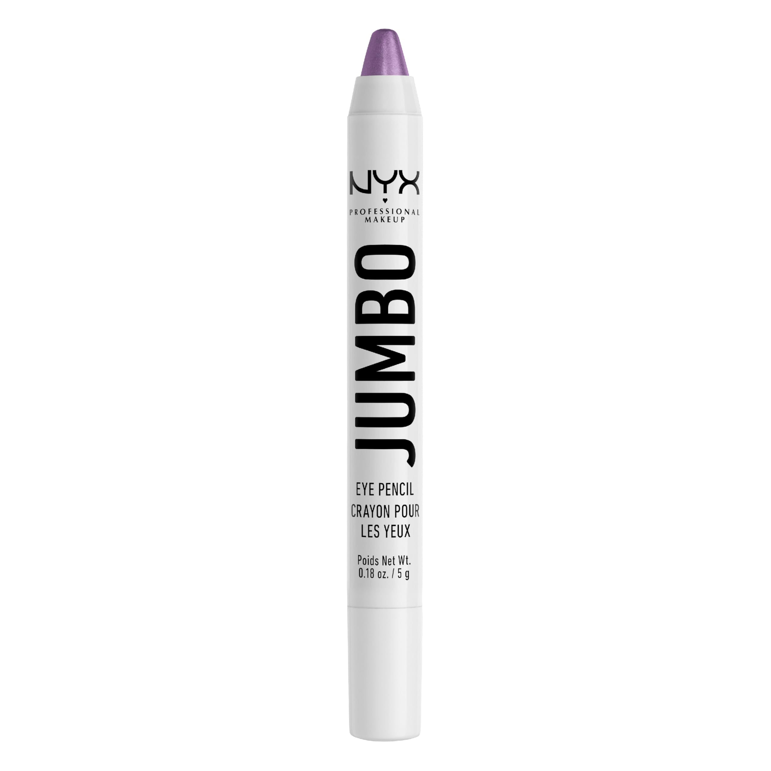 NYX Professional Makeup Jumbo Eye Liner Pencil, Super Pigmented, Easy & Quick Apply Eye Pencil, Buildable Formula, Blendable, Cruelty Free, Shade: Eggplant