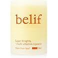 belif Super Knights Multivitamin Lipcerin | Multi-Purpose Glossy Lip Butter Balm with Vitamin B3, C, E & B12 | Smooths Lip Texture & Strengthens Barrier | Hydrating Korean Lip Care for Teens & Women