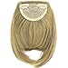 2Pcs Clip in Bangs Hair Extensions Thick Full Neat Bangs Fringe Hair Extension 8″ One Piece Clip on Front Bangs Hairpiecethumb 3