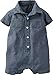 Carters Chambray Romper Boy