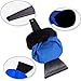Zento Deals Waterproof Ice Scraper Vehicle Mitt - 2-Pack Blue Car Windshield Ice Snow Remover Glove