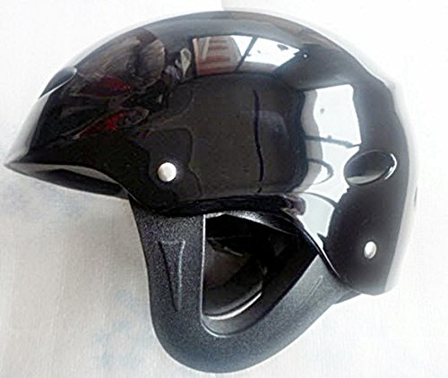 Whitewater Kayak Helmet Water Kiteboarding Kitesurfing Kayaking & Snowkiting Waterpports Helmet Rafting,paddling (Black)