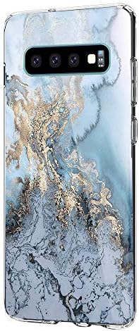Case for Galaxy S10 Soft Silicone Clear Transparent TPU Super Silm and Thin 360 Screen Protector Cover for Galaxy S10+/S10e