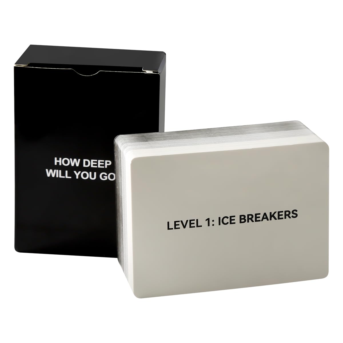 Lotsdonxia How Deep Will You Go? Card Game – Fun Party Game Deep Conversation Night Question Card Game for Adults Friends and Social Gatherings