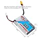 550mAh 80C 2S 7.4V LiPo Battery Pack with XT30 Plug for Micro FPV Racing Drone Quadcopter