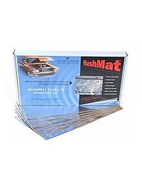 hushmat hsm50100 12" x 23" Hojas ultra calor hoodliner reflectante Pads