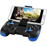 BEBONCOOL Wireless Bluetooth Game Controller with Clip for Android Phone / Tablet / Samsung Gear VR/ Game Boy Emulator (Blue)