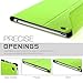 CoastaCloud iPad 2/3/4 Really Thin SmartShell Stand Cover with Magnetically Detachable Wireless Bluetooth Keyboard Case for Apple iPad 2 3 4 (Green)