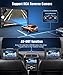 PUMPKIN Android 8.0 Car Stereo Double Din 4GB with GPS and WiFi, Android Auto, Support Fastboot, Backup Camera, USB SD, 7 inch Touch Screen