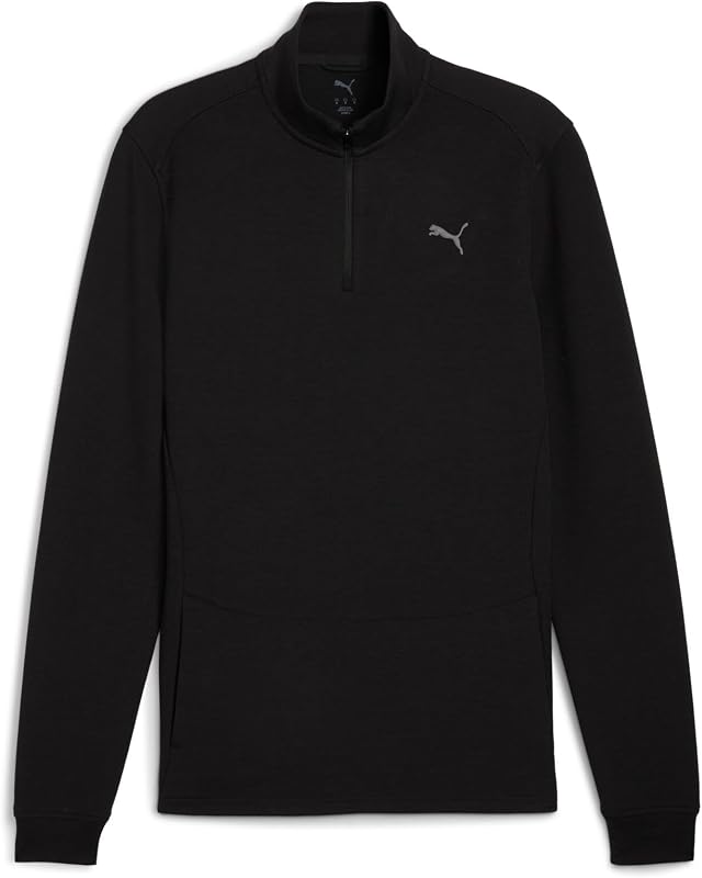 M Cloudspun 1/4 Zip Puma Negro