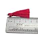 Pamir Tong 21pcs 3.5cm(1.4'') Silky Road Tassels with Silver Jump rings DIY Earring/Bag/Necklace/Keychain Tassel Jewelry Accessory GD21ST27