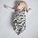 Summer Baby Boy Girl Animal Printed Sleeveless Romper One-Piece Bodysuit Jumpsuit Outfits (Gray, 9-12 Months)