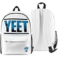 Jey Uso YEET Backpack Printed Multi Zipper Bag Casual Multi functional Bag (2,F)