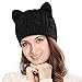 Cocobla Women's Hat Cat Ear Crochet Braided Knit Caps