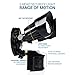 Hyperikon LED Security Light with Motion Sensor, 20W (100 Watt), Outdoor Flood Light Dusk to Dawn, 5000K, Black, IP65