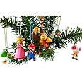 Super Mario Brothers Christmas Ornaments Figurines Pack of 6