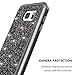 Galaxy S7 Case for Girls, S7 Bling Case, Jeylly Glitter Luxury Crystal Dual Layer Shockproof Hard PC Soft TPU Inner Protector Case Cover for Samsung Galaxy S7 S VII G930 - Black