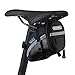 BicycleStore 1.2L Mountain Road Saddle Bag MTB Bike Cycling PU Seat Pack Bag, Repair Tools Pocket Pack Pouch Riding Cycling Supplies (new black)