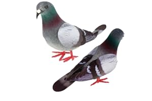 HomeSoGood 2 Pcs Artificial Foam Model Pigeon,Mini Artificial Birds for Home Decoration Party Wedding Supply