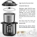 Pressure Cooker Instant Crock 10-in-1 Pot Pro Series 19 Program 6Q with German ThermaV Tech, Cook 2 Dishes at Once, BONUS TEMPERED GLASS LID, Saute, Steamer, Slow, Rice, Yogurt, Sterilizer