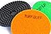 Tuff Buff - Wet/Dry Diamond Polishing Pads - 11 Piece Set with Rubber Backer for Granite, Stone, Concrete, Marble, Travertine, Terrazzo- 4