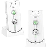 2 Way Intercom for Home,Wireless Intercom System Portable,Long Range,Push to Talk,3 Volume Control,Dual Channels,Intercoms for Home Office