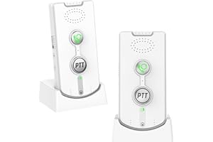 SMARTTAIL 2 Way Intercom for Home,Wireless Intercom System Portable,Long Range,Push to Talk,3 Volume Control,Dual Channels,Intercoms for Home Office