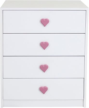 childrens white chest of drawers
