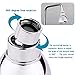 High Pressure Shower Head, 3 Inch Anti-clog Anti-leak Fixed Chrome Showerhead, Wall Mount, Adustable Metal Swivel Ball Joint with Filter for Low Flow Showers (Silver Chrome)
