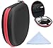 WGear Protective Case for Sony XB950N1, XB950B1, XB950AP, XB650BT, MDR-1000X, MDR-100AAP, MDR-100ABN, ZX770NC, ZX770BN, ZX770, Removable Cable & Amplifier Pouch, Elastic Security Strap (Black)
