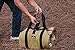 ForestWonder Firewood Carrier Log Carrier Wood Carrying Bag for Fireplace 16oz Waxed Canvas - Long Heavy Duty Handle and Security Strap