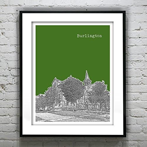 Burlington Vermont Art Print - Burlington, VT - Version 4