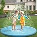 Ledivo Splash Pad& Sprinkler Mat 68'' Toddler Water Toys Fun for 1 2 3 4 5 6 Year Old Boys and Girls, Kids Outdoor Party Sprinkler Toy