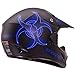 Orthrus Matte Black High Performance Motocross, ATV, Dirt Bike Helmet [DOT]