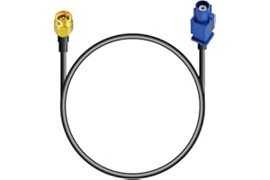 POBADY GPS Cable Fakra C Male to SMA Male Pigtail Cable GPS Antenna Adapter Cable RG174 30CM/11.8Inch for Car DVR GPS Module Tracking System Antenna GPS Navigation System GPS Receivers Multi-Way